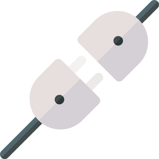 plug Basic Rounded Flat icoon