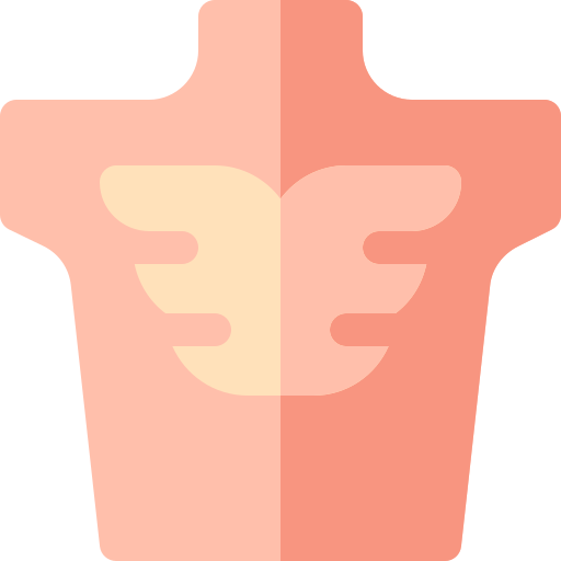 cuerpo Basic Rounded Flat icono