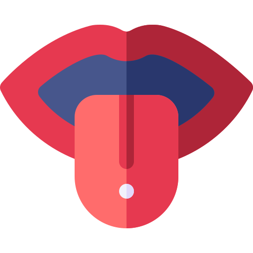 Tongue Basic Rounded Flat icon