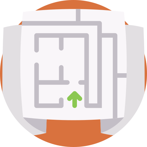 博物館マップ Detailed Flat Circular Flat icon