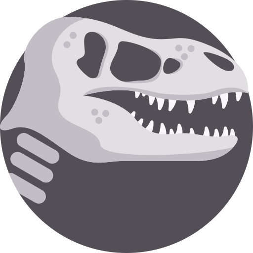 dinosaurio Detailed Flat Circular Flat icono