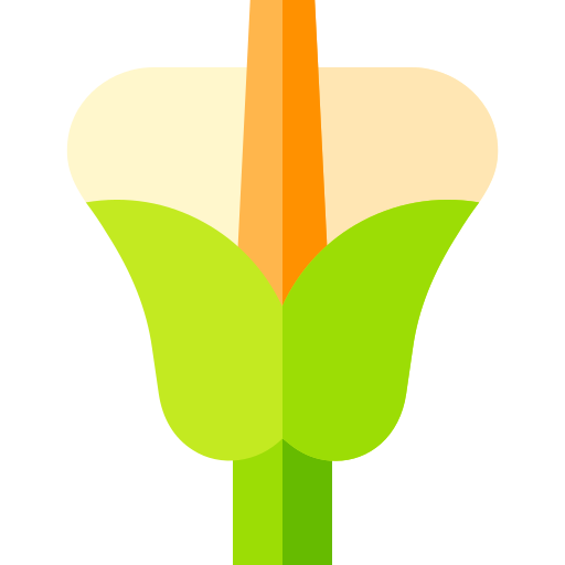 flor Basic Straight Flat Ícone