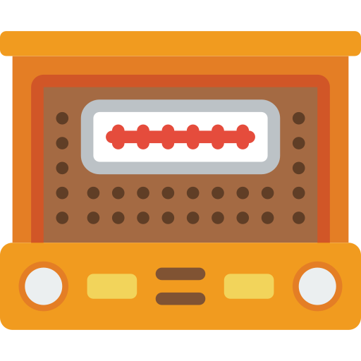 Radio Basic Miscellany Flat icon