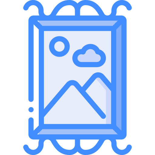 Picture Basic Miscellany Blue icon
