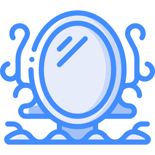 Mirror Basic Miscellany Blue icon