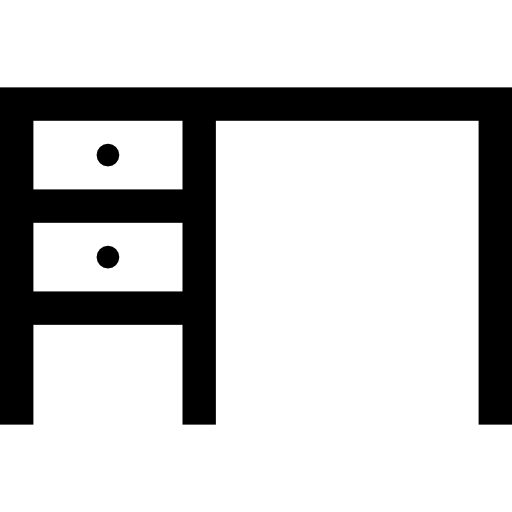 escritorio Basic Straight Lineal icono