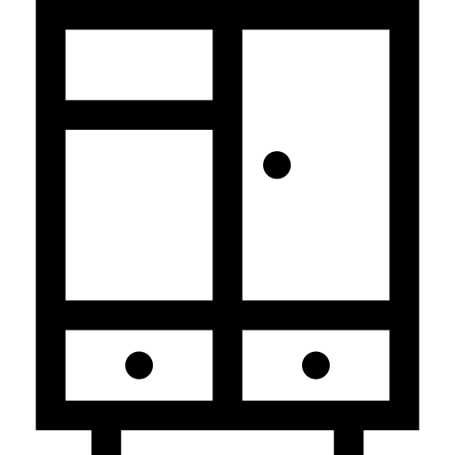 Closet Basic Straight Lineal icon