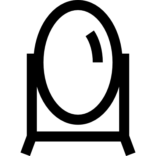 espejo Basic Straight Lineal icono