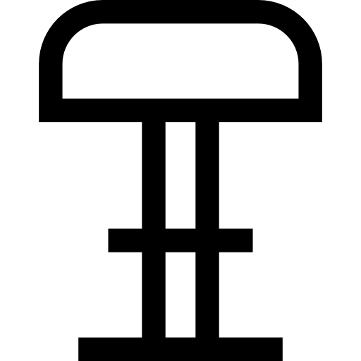 sgabello Basic Straight Lineal icona
