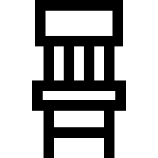 sedia Basic Straight Lineal icona