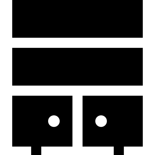 bücherregal Basic Straight Filled icon