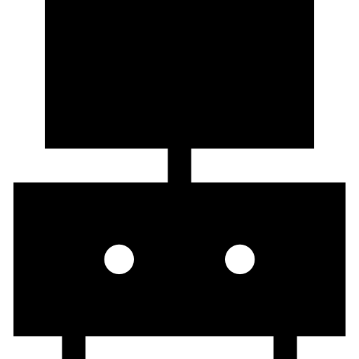 テレビ Basic Straight Filled icon