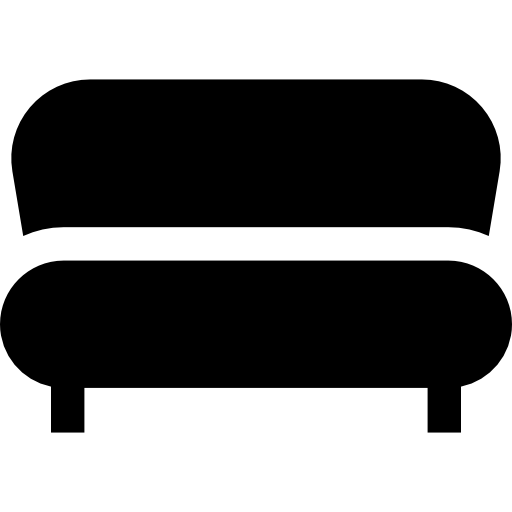 sofa Basic Straight Filled ikona