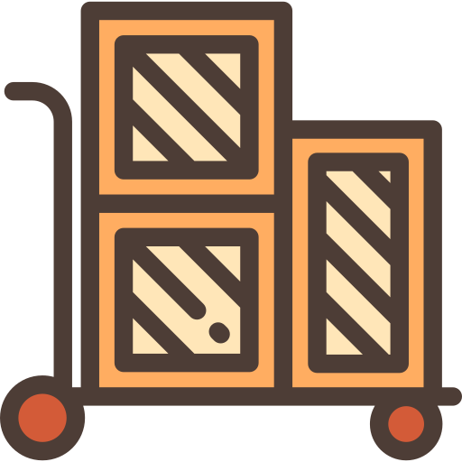 Shipping Detailed Rounded Lineal color icon