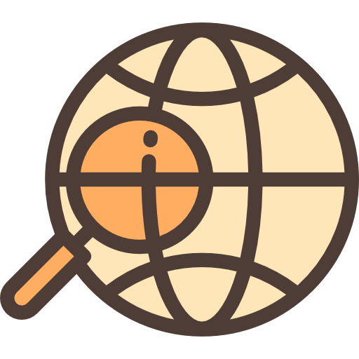 Worldwide Detailed Rounded Lineal color icon