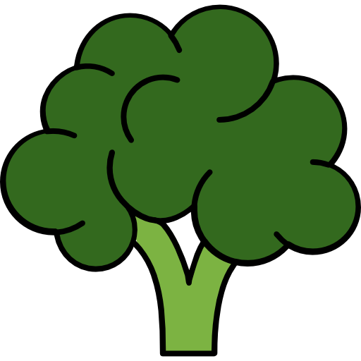 brócoli Icons Responsive Color 128px icono