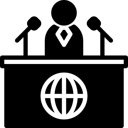 News reporter Basic Miscellany Fill icon