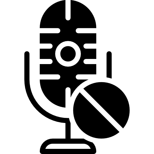 microfono Basic Miscellany Fill icona