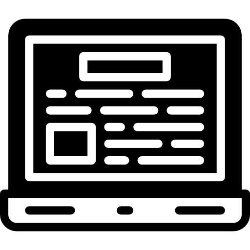laptop Basic Miscellany Fill icon