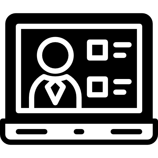 computer portatile Basic Miscellany Fill icona