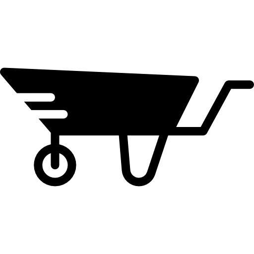 Wheelbarrow Basic Miscellany Fill icon