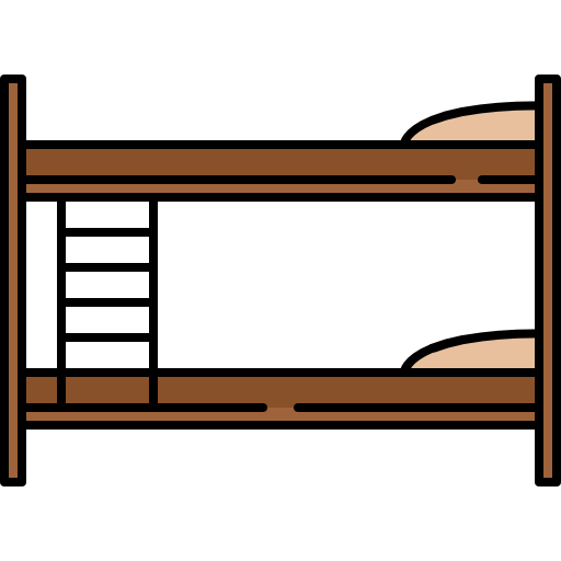 Bunk bed Icons Responsive Color 128px icon