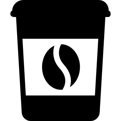 Coffee cup Roundicons Solid icon