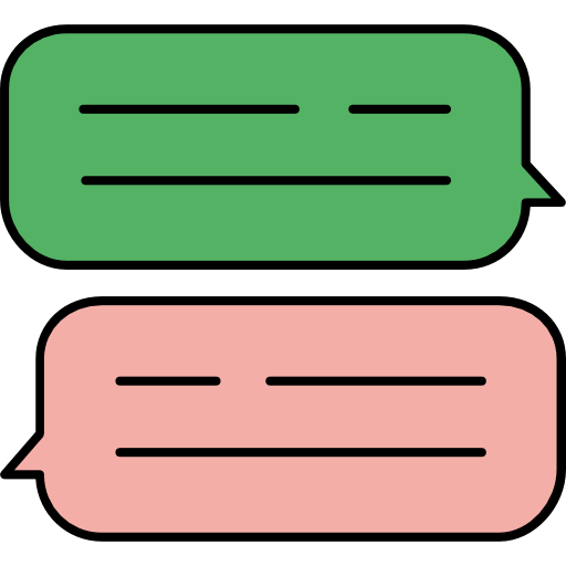 chatten Icons Responsive Color 128px icoon