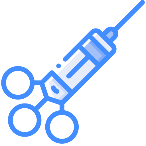 Syringe Basic Miscellany Blue icon