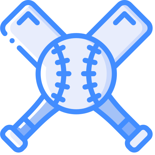 baseball Basic Miscellany Blue icona
