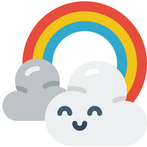 Rainbow Basic Miscellany Flat icon