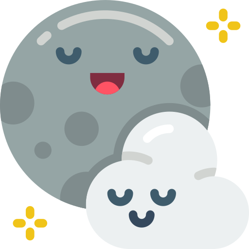 Full moon Basic Miscellany Flat icon