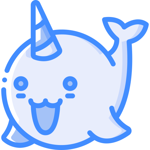 Narwhal Basic Miscellany Blue icon