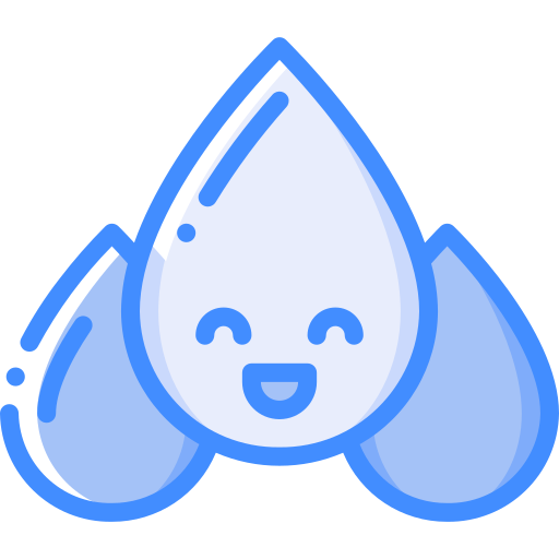 빗방울 Basic Miscellany Blue icon
