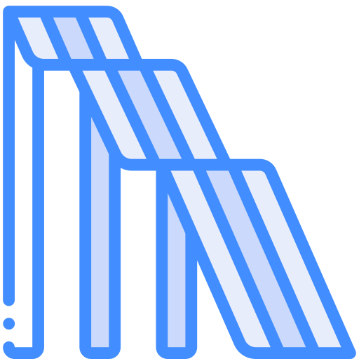 Slide Basic Miscellany Blue icon