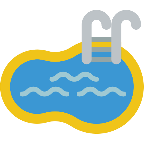 zwembad Basic Miscellany Flat icoon