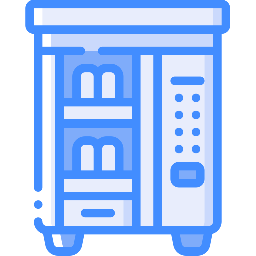 Vending machine Basic Miscellany Blue icon