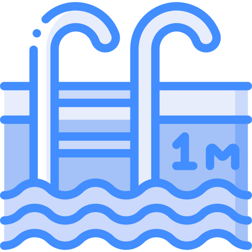 schwimmbad Basic Miscellany Blue icon