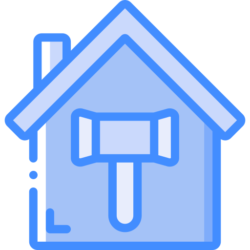 Auction Basic Miscellany Blue icon