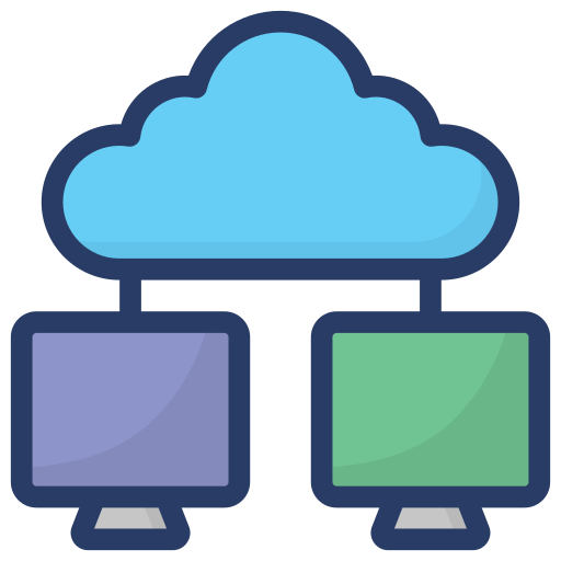 Cloud network Generic Outline Color icon