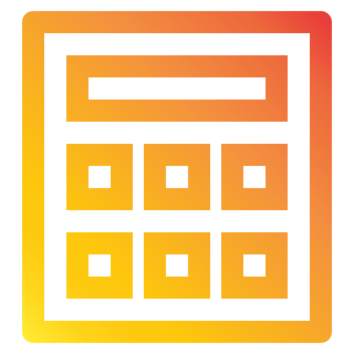 Calculator Generic Gradient icon