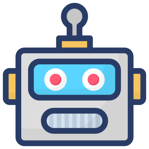 robot Generic Outline Color icono