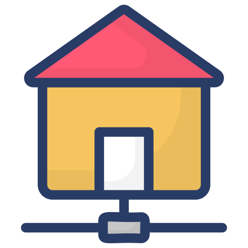 ホーム・ネットワーク Generic Outline Color icon