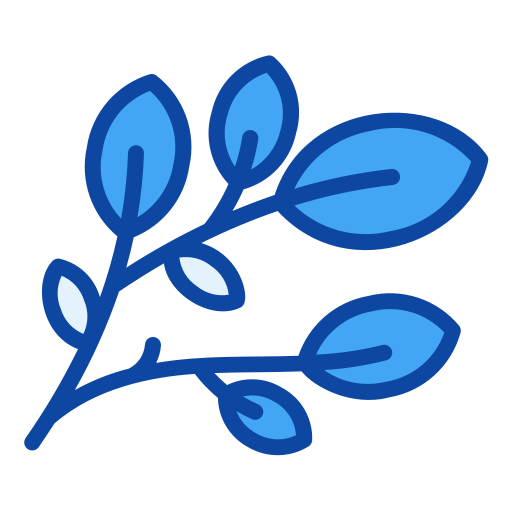 ブランチ Generic Blue icon