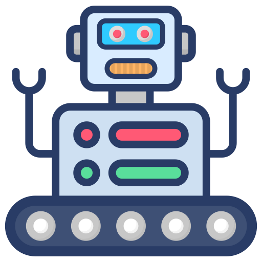 robot Generic Outline Color icono