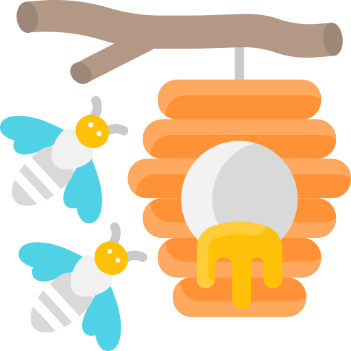 Пчелиный улей SBTS2018 Flat иконка