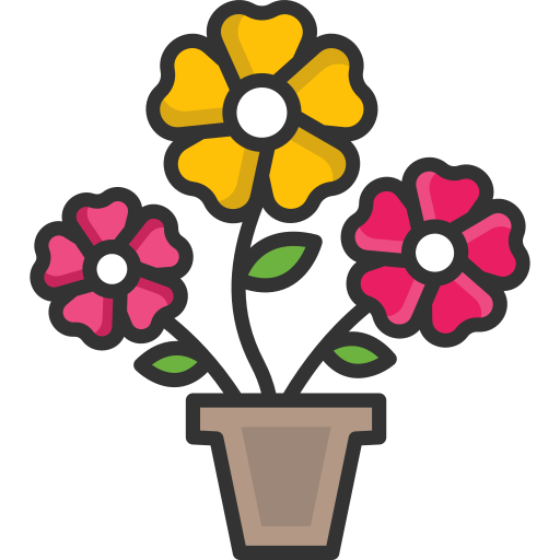 Flowers SBTS2018 Lineal Color icon