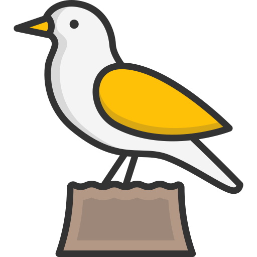 Птица SBTS2018 Lineal Color иконка