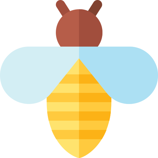 Пчела Basic Rounded Flat иконка