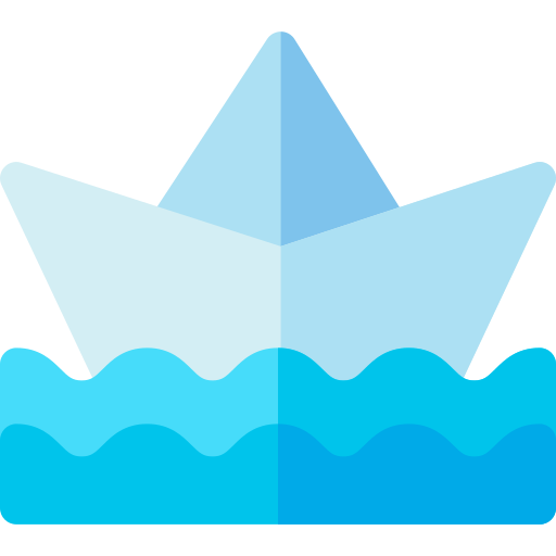 Paper boat Basic Rounded Flat icon